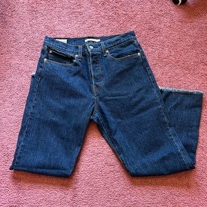Levi's Wedgie Fit Dark Wash Jeans Sz 30